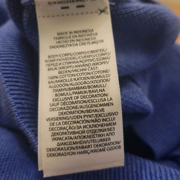 Polo Ralph Lauren 1/4 Zip Pima Cotton Pullover Sweater Men's Size XL Blue - Picture 8 of 14